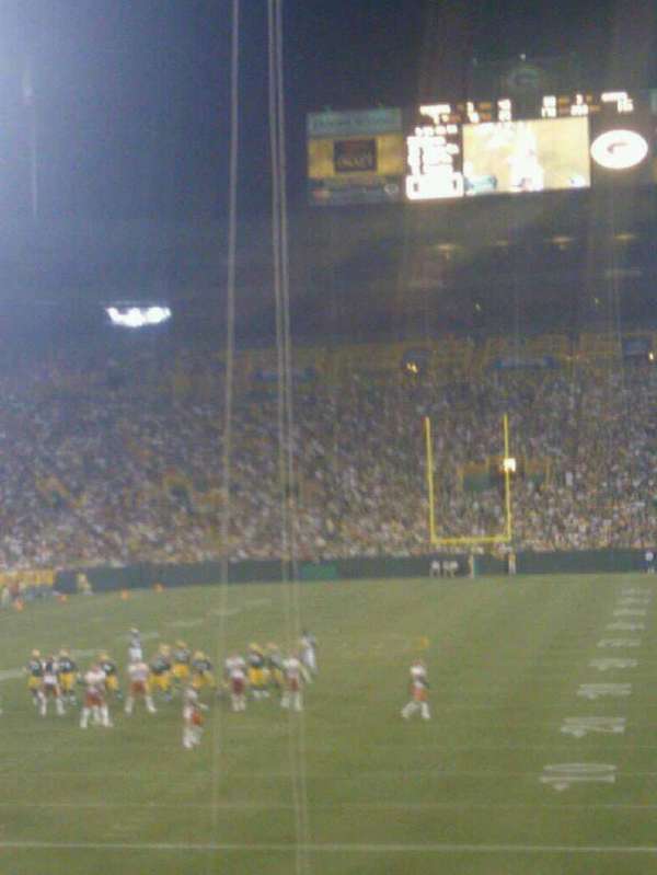 Lambeau Field, section: 133, row: 28, seat: 24
