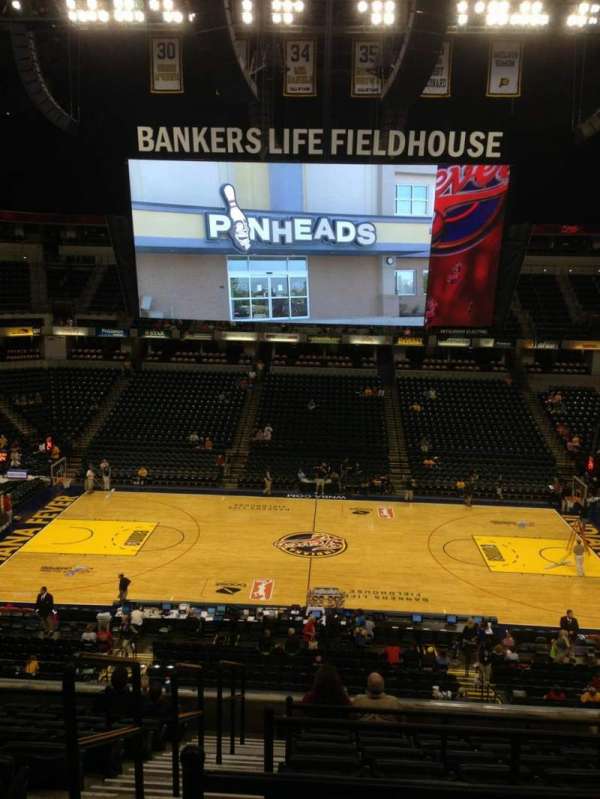 Gainbridge Fieldhouse, section: 105, row: 10, seat: 9