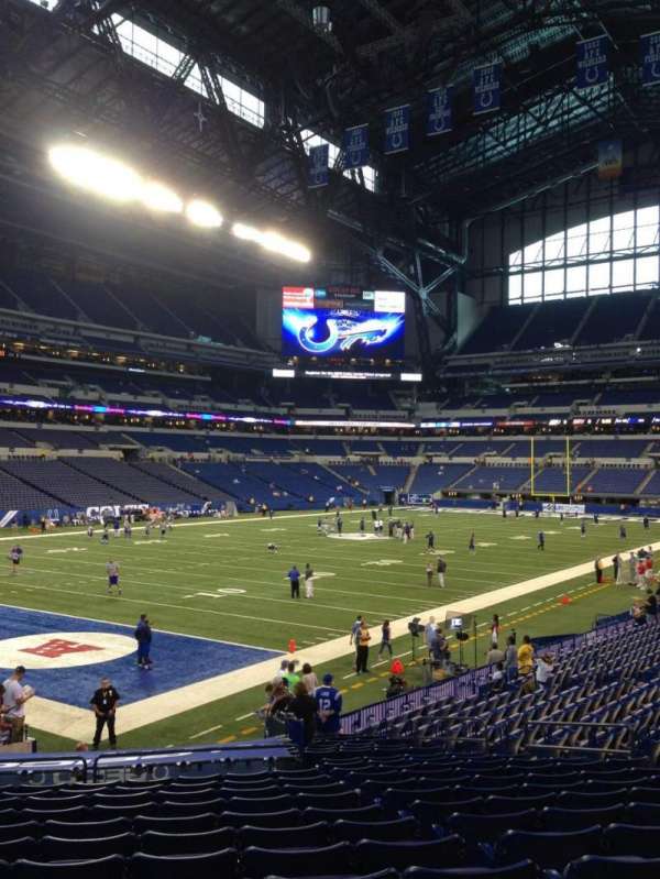 Lucas Oil Stadium, section: 148, row: 21, seat: 15