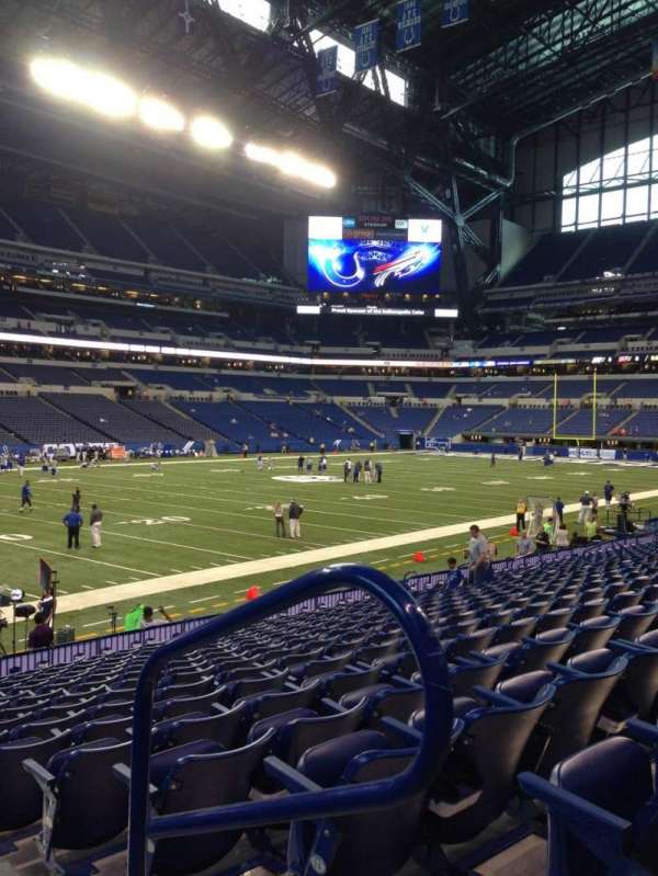 Lucas Oil Stadium, section: 145, row: 16, seat: 1
