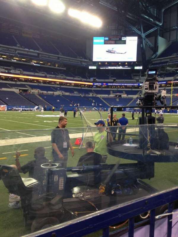 Lucas Oil Stadium, section: 143, row: 1, seat: 1