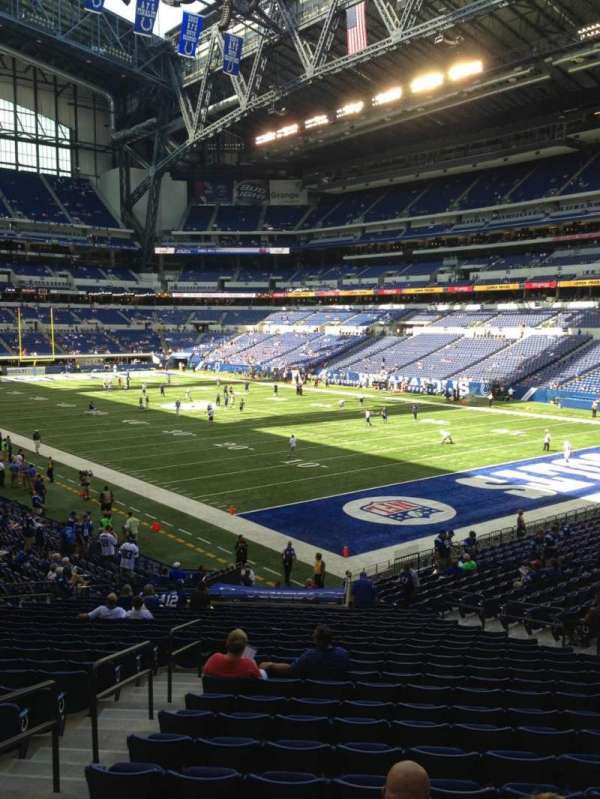 Lucas Oil Stadium, section: 105, row: 31W, seat: 10