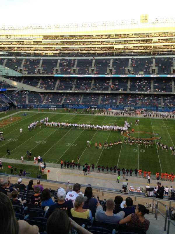 Soldier Field, section: 338, row: 14, seat: 19