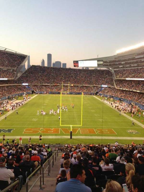 Soldier Field, section: 222, row: 2, seat: 11