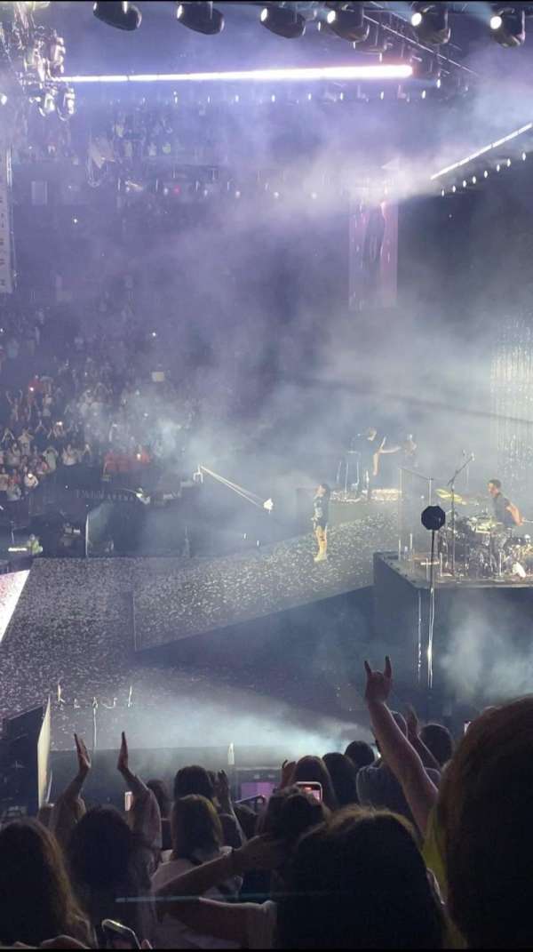 T-Mobile Arena, section: 18, row: R, seat: 7