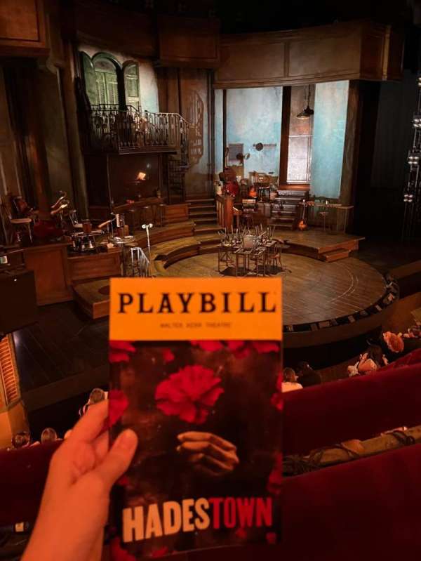 Walter Kerr Theatre, section: Mezzanine L, row: A, seat: 13