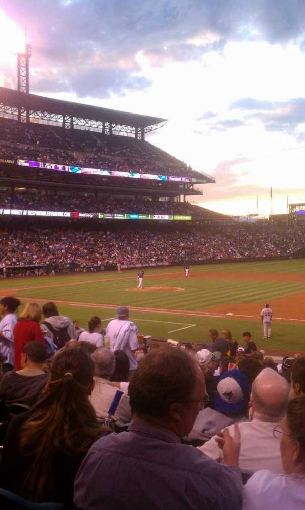 Coors Field, section: 120, row: 24, seat: 4 and 5