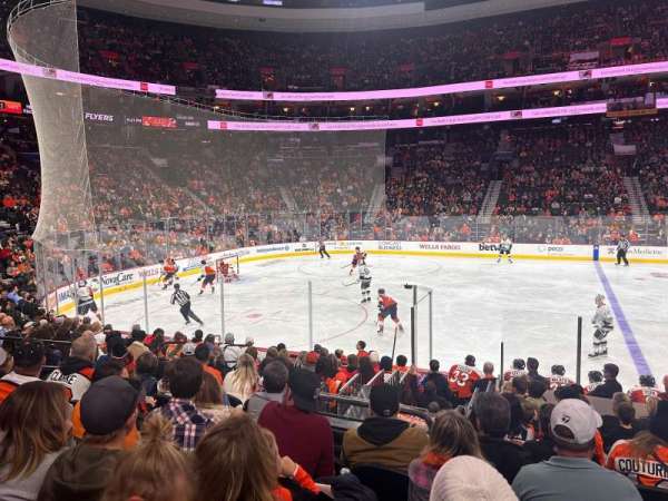 Xfinity Mobile Arena, section: 124, row: 13, seat: 11 & 12