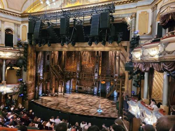 Victoria Palace Theatre, section: Royal Circle, row: E, seat: 5
