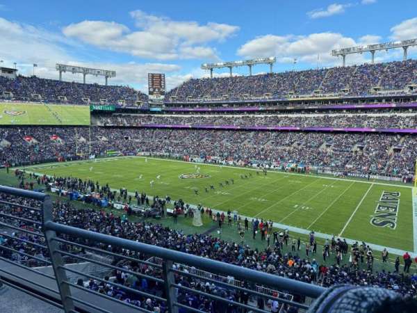 M&T Bank Stadium, section: 222, row: 2, seat: 9