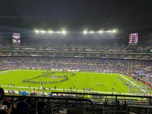 M&T Bank Stadium, section: 225, row: 12, seat: 1