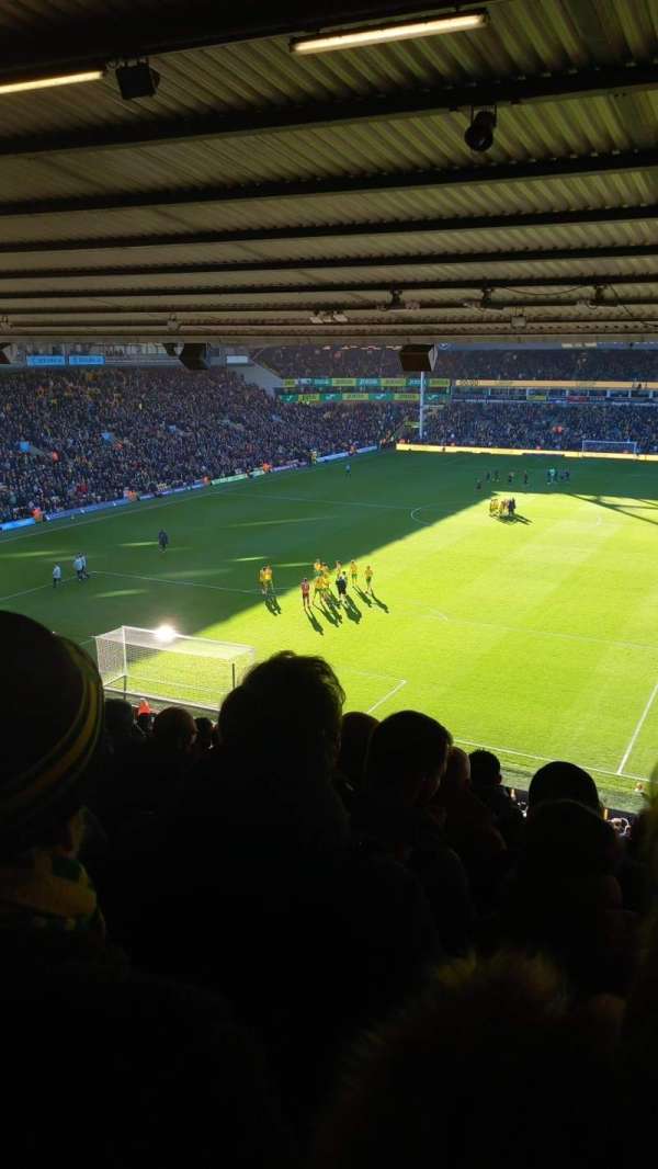 Carrow Road, section: AU, row: N, seat: 24