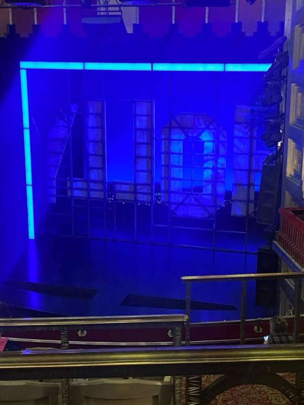 Savoy Theatre, section: Dress Circle, row: H, seat: 4