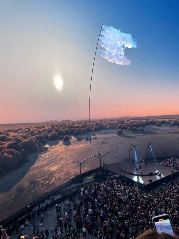 The Sphere, Vegas, section: 202, row: 9, seat: 14