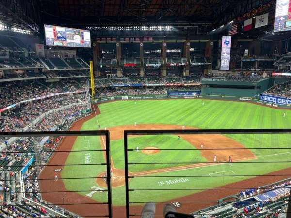 Globe Life Field, section: 220, row: 2, seat: 10
