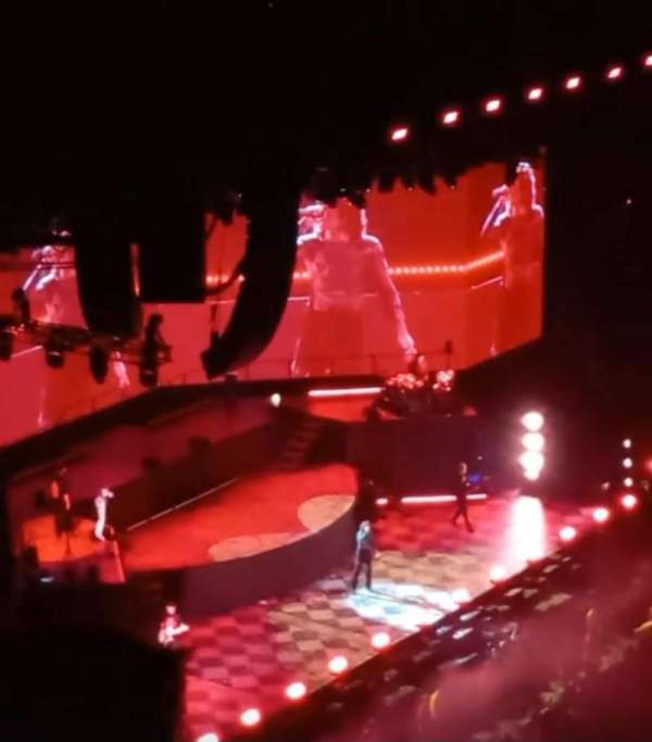 The O2, London, section: 404, row: N, seat: 530
