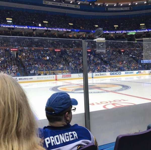 Enterprise Center, section: 104, row: E, seat: 6