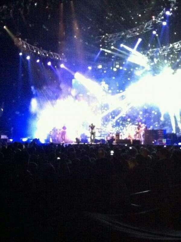 The O2, London, section: 111, row: C, seat: 356