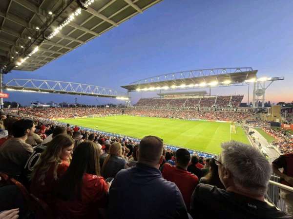 BMO Field, section: 105, row: 31, seat: 1