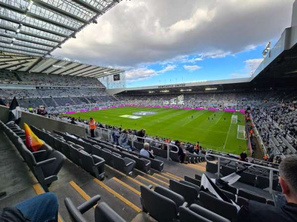 St James' Park, section: MS-L2A, row: EE, seat: 8