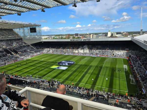 St James' Park, section: MS-L7A, row: K, seat: 20