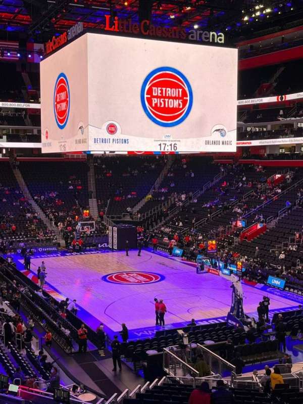 Little Caesars Arena, section: 104, row: 24, seat: 13