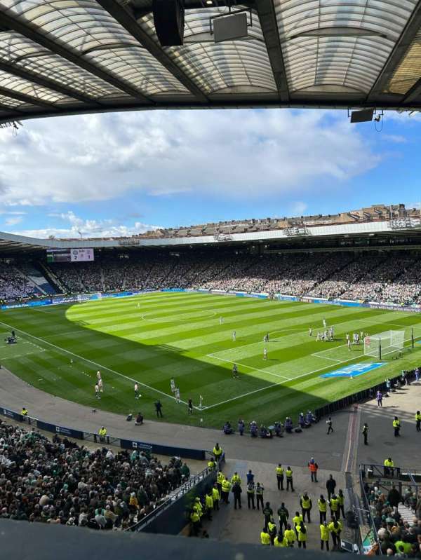 Hampden Park, section: H4, row: D, seat: 76