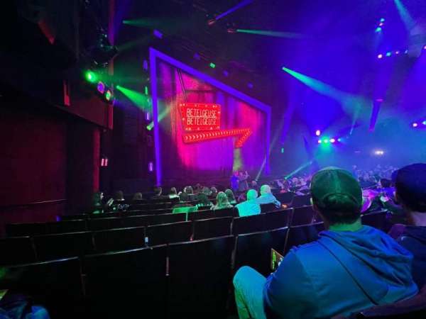 Marquis Theatre, section: Orchestra L, row: J, seat: 11