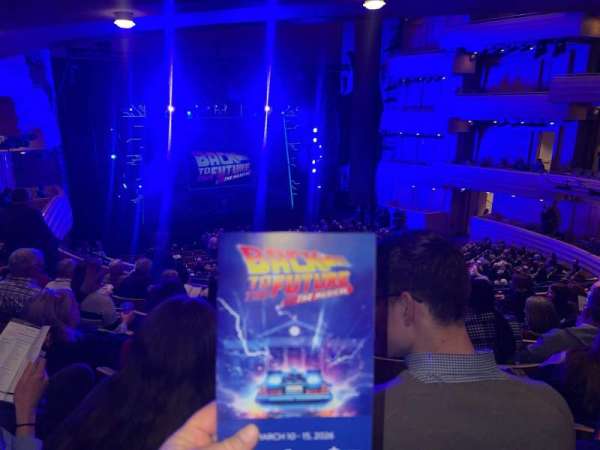 Overture Hall, section: Circle R, row: G, seat: 208