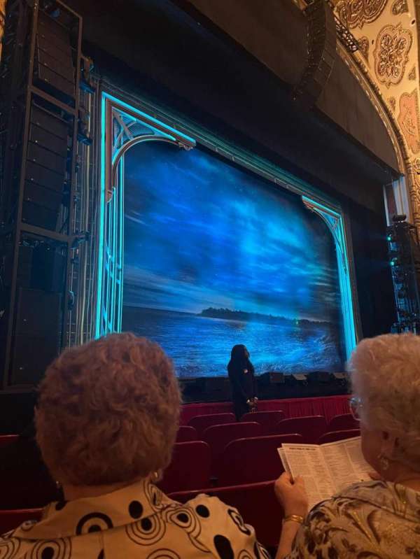 Cadillac Palace Theater, section: Orchestra L, row: F, seat: 17
