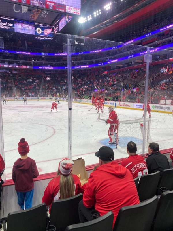 Little Caesars Arena, section: 103, row: 4, seat: 10