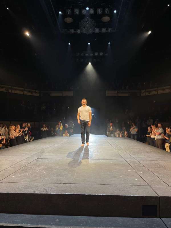 Bridge Theatre, section: Stalls, row: C, seat: 34