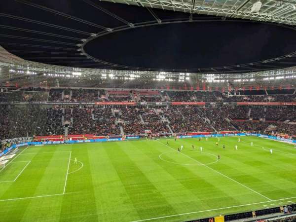 BayArena, section: B5, row: 1, seat: 7