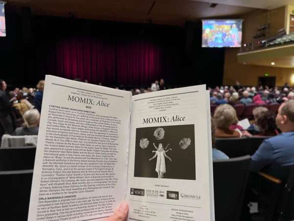 Jorgensen Center for the Performing Arts, section: ORCH W, row: F, seat: 117