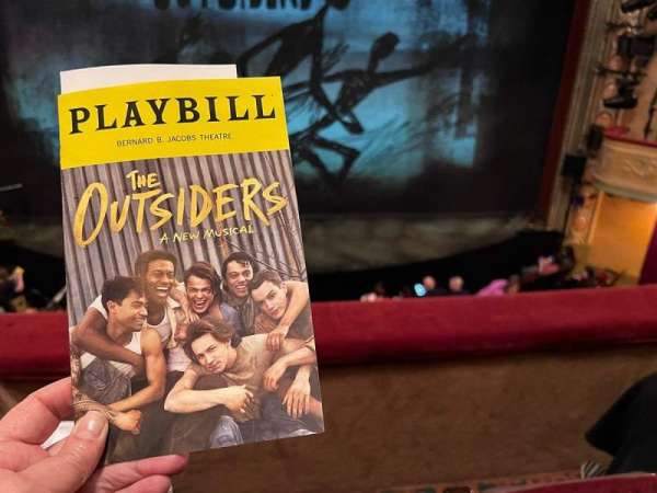 Bernard B. Jacobs Theatre, section: Mezzanine C, row: B, seat: 106