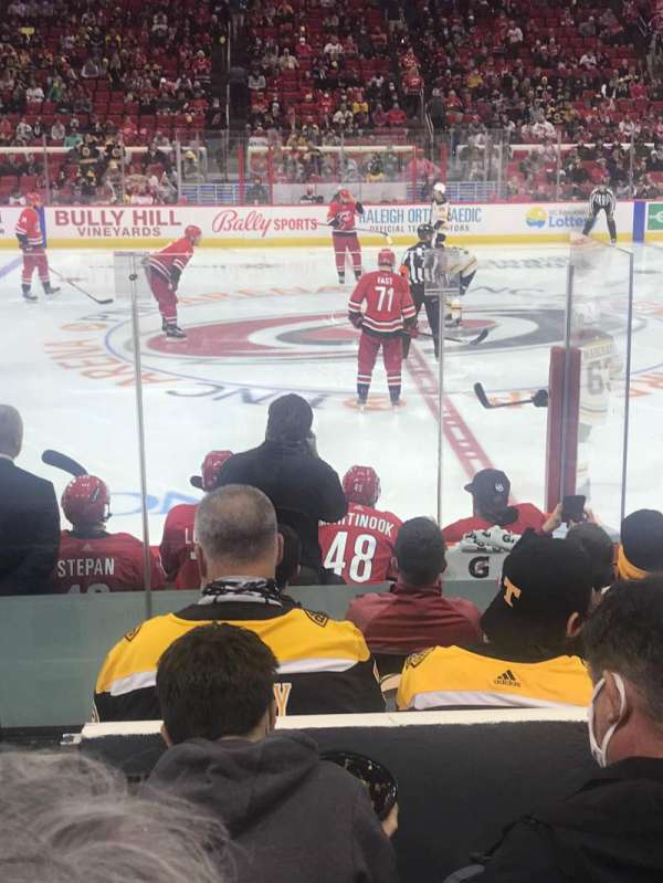 Lenovo Center, section: 104, row: H, seat: 9