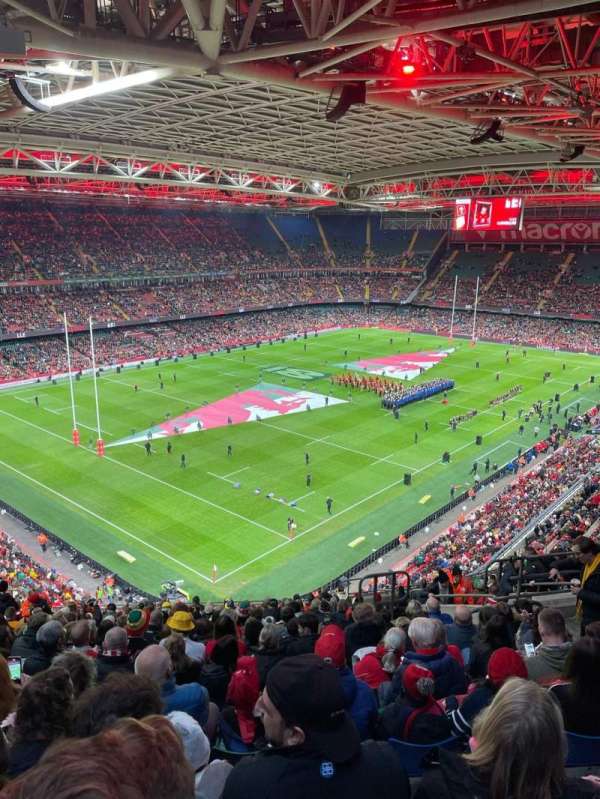 Principality Stadium, section: U15, row: 20, seat: 20