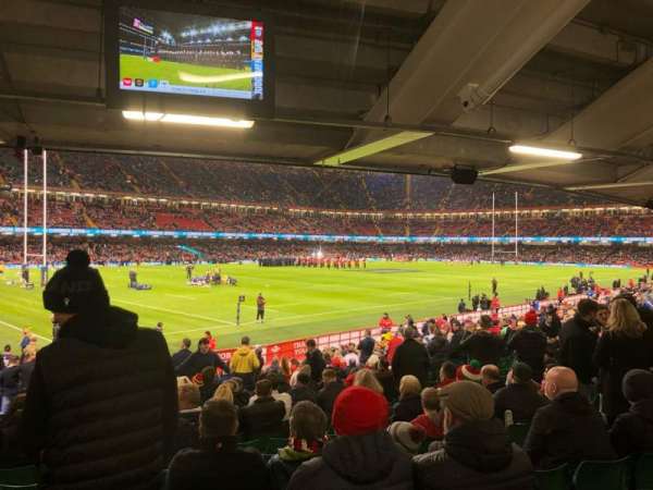 Principality Stadium, section: L35, row: 25, seat: 10