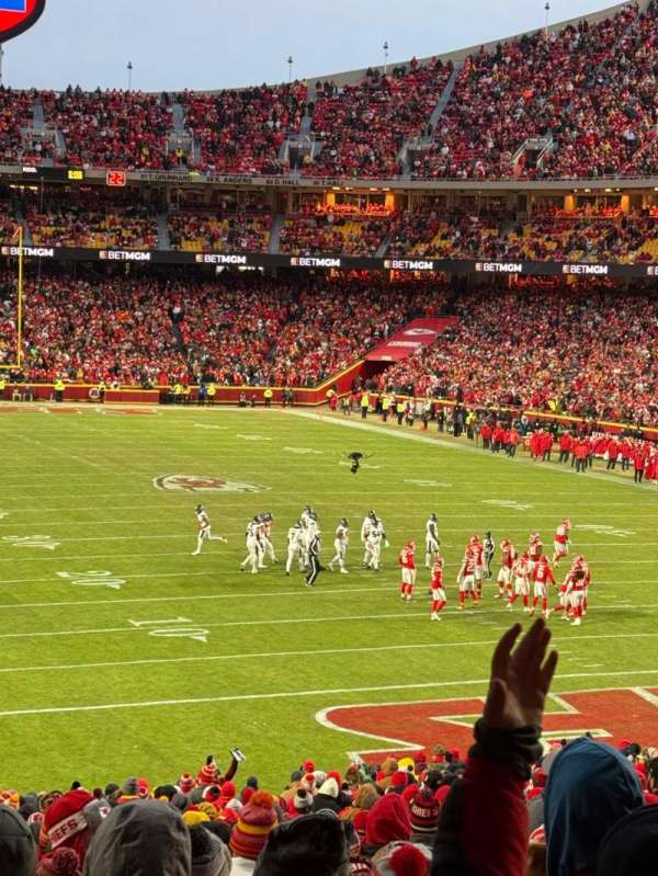 Arrowhead Stadium, section: 130, row: 35, seat: 7