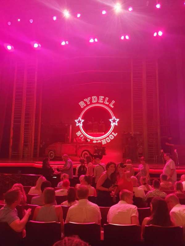 Dominion Theatre, section: Stalls, row: H, seat: 18