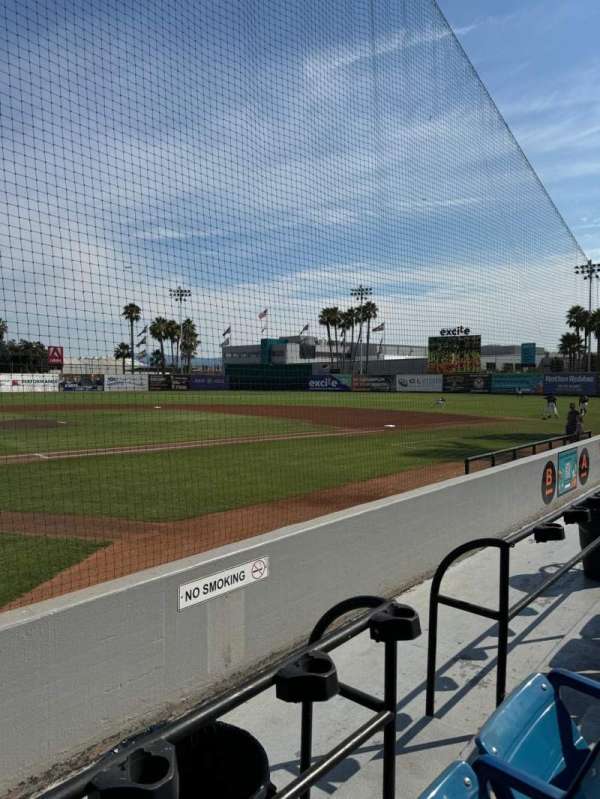 Excite Ballpark, section: B, row: 2, seat: 12