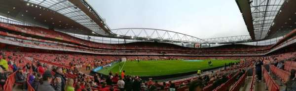 Emirates Stadium, section: 20, row: 10, seat: 607