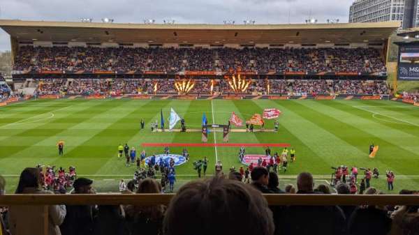 Molineux Stadium, section: W4, row: H, seat: 131