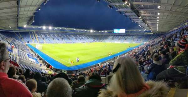 King Power Stadium, section: A1, row: X, seat: 16