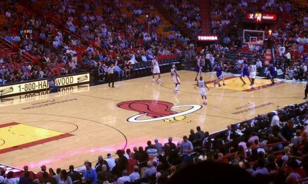 Kaseya Center, section: 110, row: 27, seat: 3