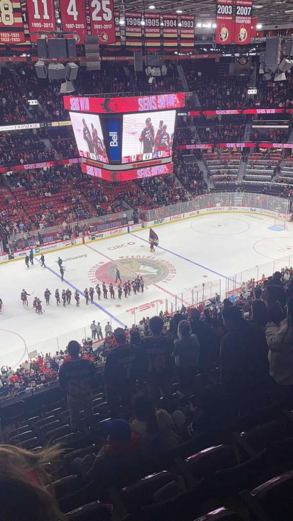 Canadian Tire Centre, section: 324, row: M, seat: 22