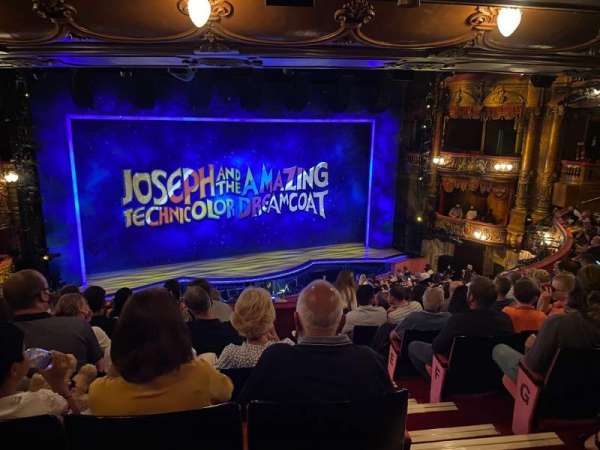 The London Palladium, section: Royal circle, row: J, seat: 38