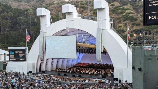 Hollywood Bowl, section: F3, row: 9, seat: 6