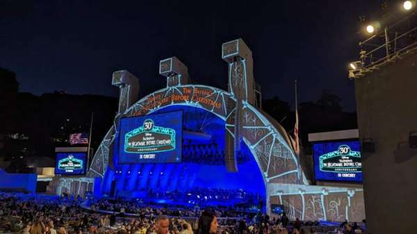 Hollywood Bowl, section: D, row: 7, seat: 2