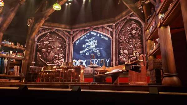Stage 42, section: Orchestra R, row: B, seat: 4